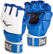 Перчатки тренировочные Everlast MMA Grappling SM синий 7684BLSMU